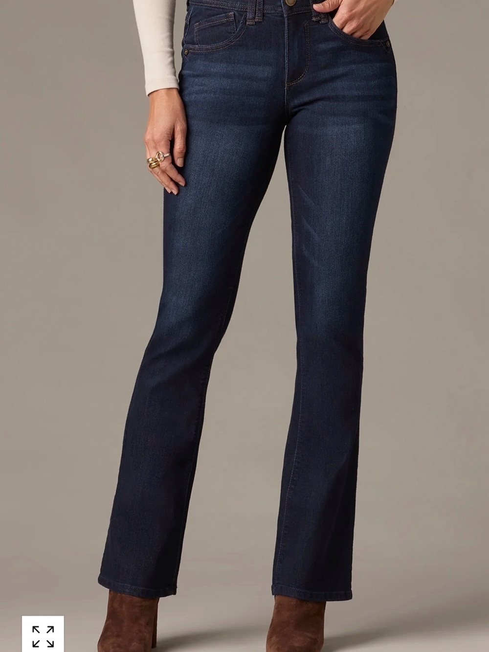 Quit and Wisdome- size 12 Dark Blue Women's Bootcut Jeans
